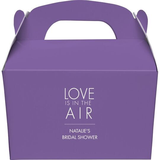 Love is in the Air Gable Favor Boxes